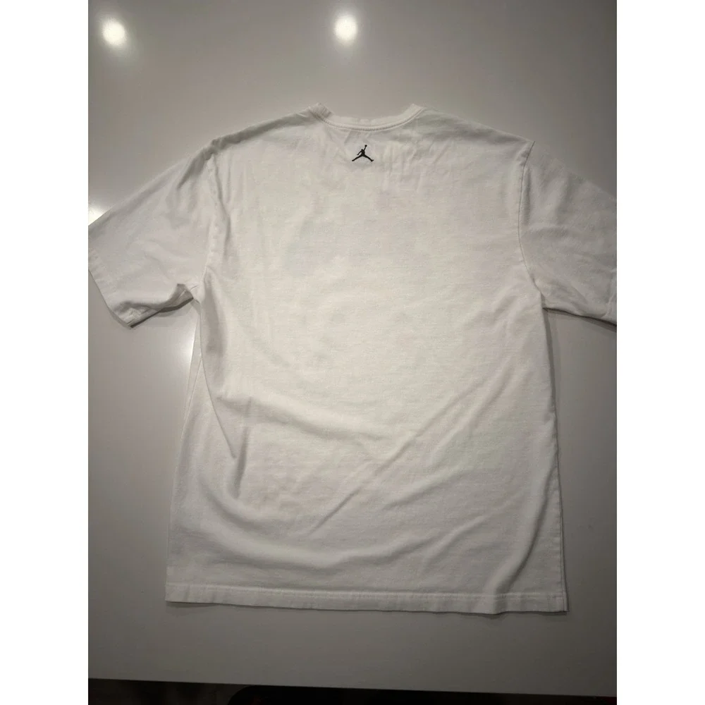 Jordan Jamming Tee White HJ2929-100 Mens L Pre-Owned